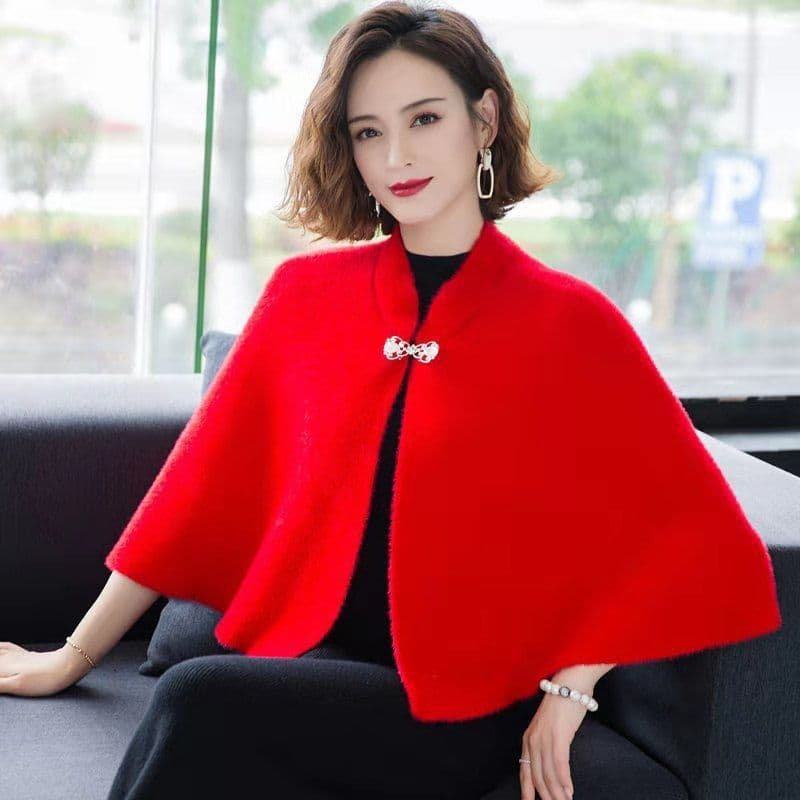 صورة المنتج Wool Cape Petite Coat Cloak